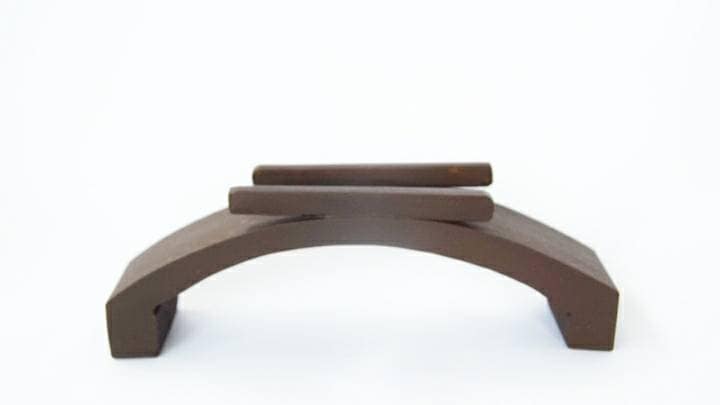 Pond with bridge, lake toy, wooden toy bridge, wooden lake toy, pretend play, waldorf toy set, wood toy, gift for kids, waldorf wooden set