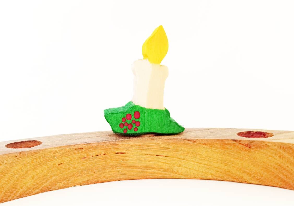 Candle birthday celebration ring ornament