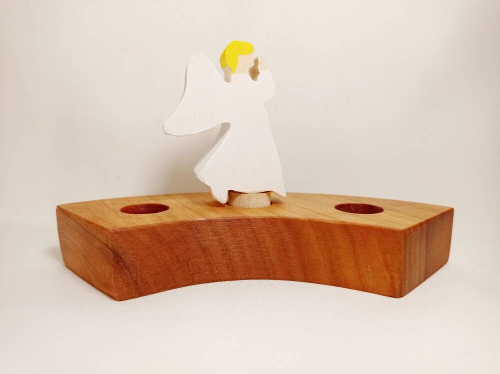 Angel waldorf birthday ring ornamet