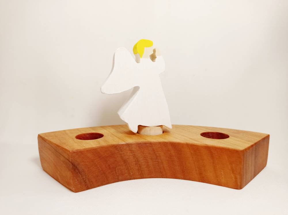 Angel waldorf birthday ring ornamet