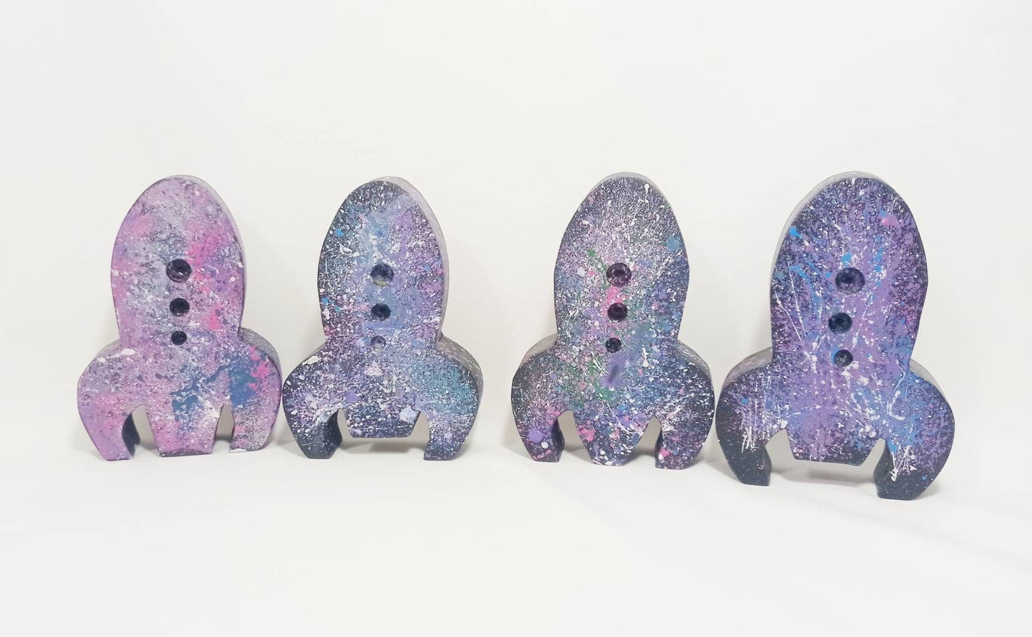 Rocket free standing wood nursery kids playroom decoration, space decor, galaxy decoration, gift for kids, christmas gift, stocking filler,