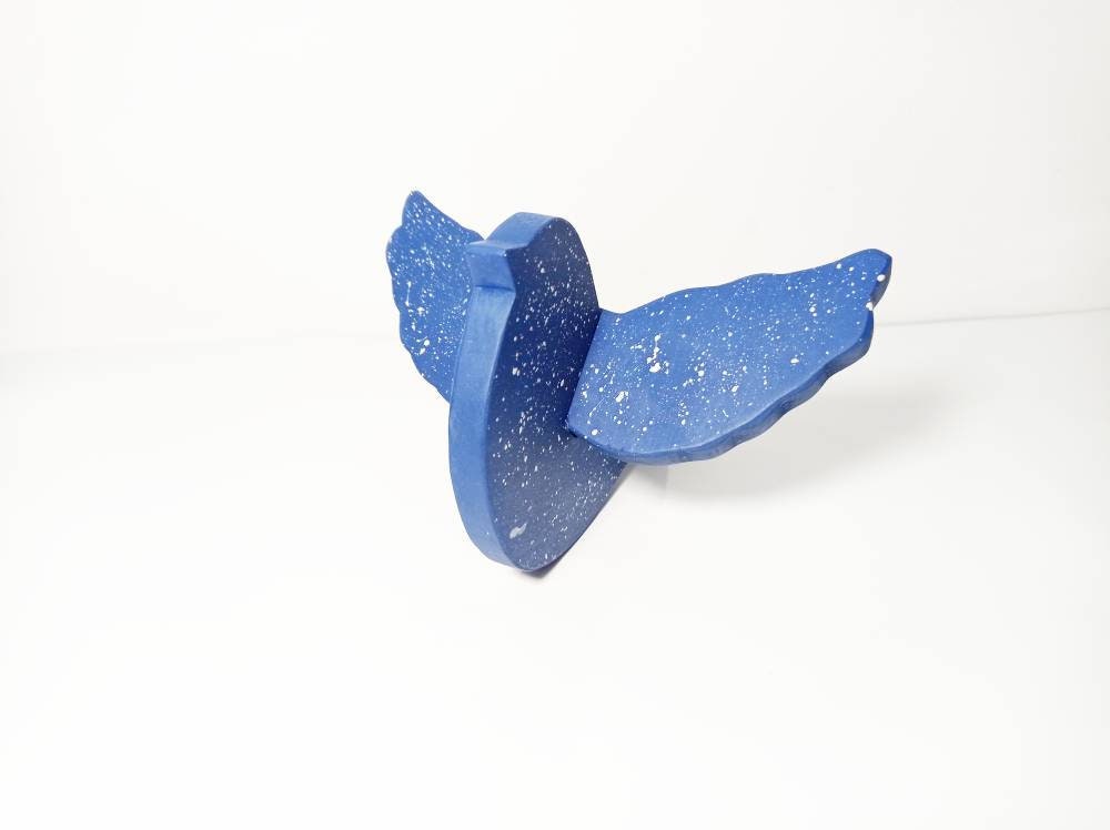 Bird wooden free standing decor