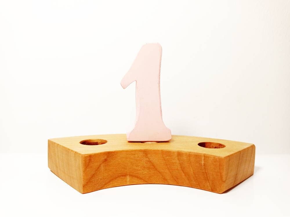 number one birthday ring ornament, first birthday waldorf ornament, celebration ring, birthday ring decoration, waldorf 1st birthday decor