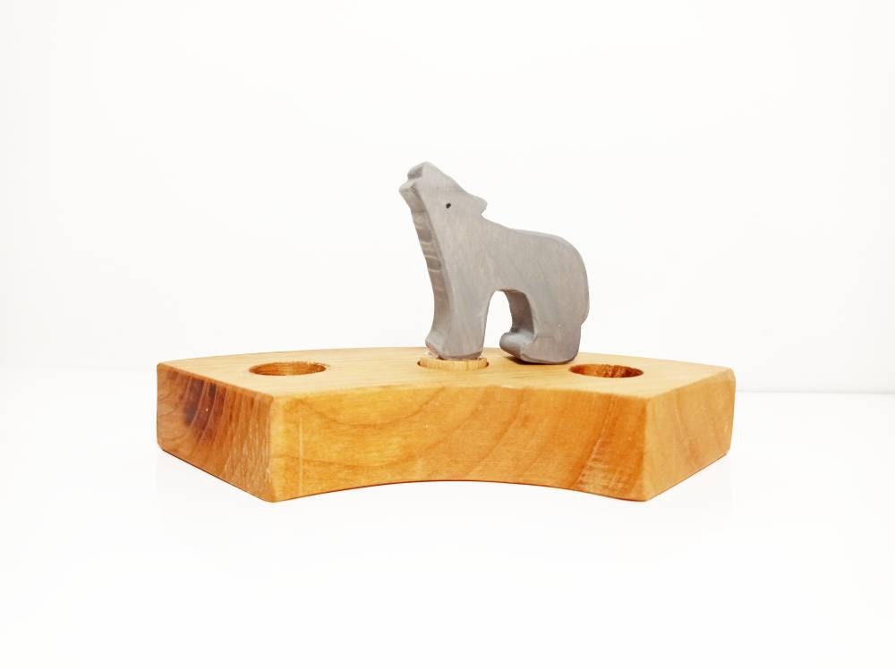 Wolf celebration birthday ring ornament, waldorf birthday tradition ring ornaments, waldorf inspred, woodland waldorf birthday, jaar ring