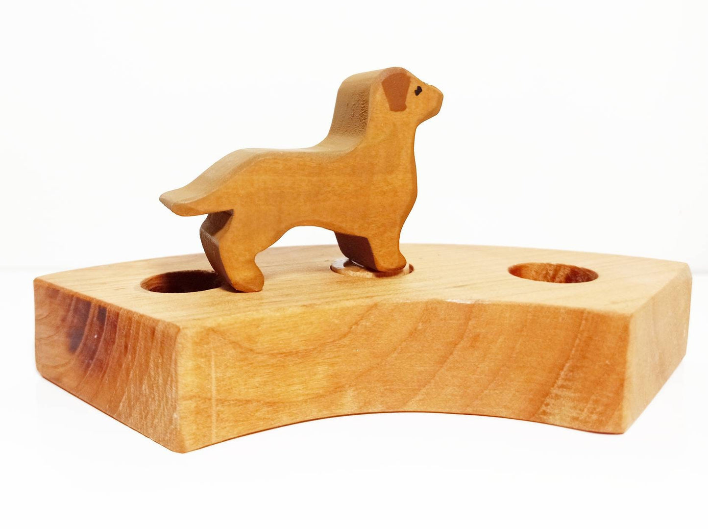 Dashund birthday celebration ring ornament, advent spiral ornament, waldorf ornament, waldorf birthday, waldorf inspired, waldorf ring