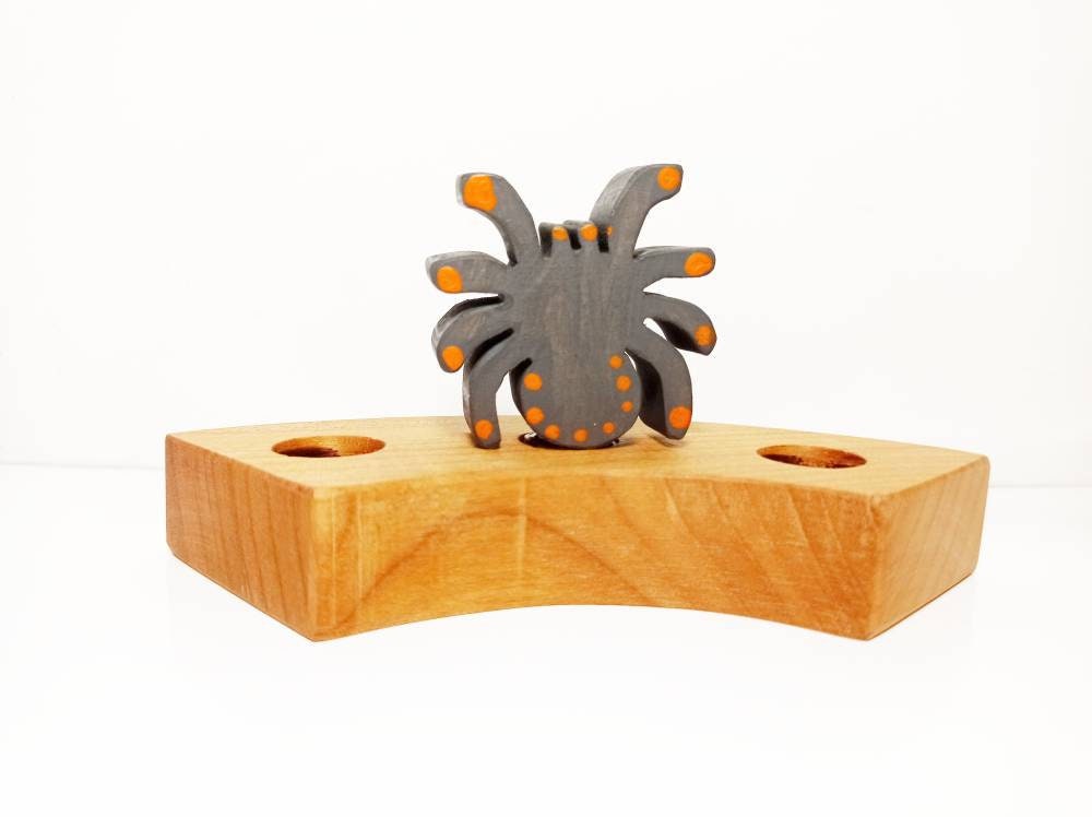 Spider birthday ring ornament, celebration ring ornament, birthday ring ornament, waldorf ornament, waldorf birthday, waldorf inspired