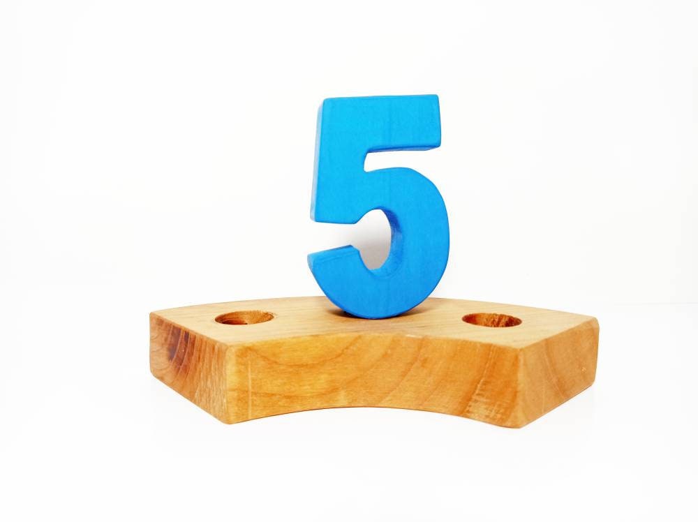 number five birthday ring ornament, waldorf ring ornament, waldorf decoration, birthday ring decoration, birthday decoration 5 ring ornament
