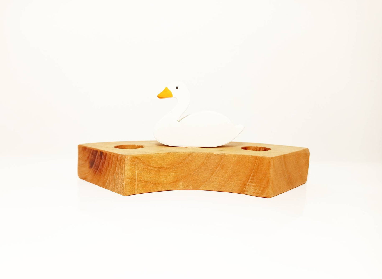 Swan birthday ring ornament, celebration ring ornament, birthday ring ornament, waldorf ornament, waldorf birthday, waldorf inspired