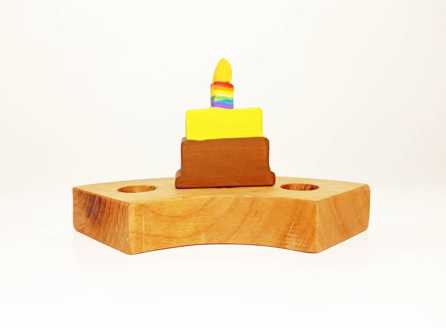 Birthday cake waldorf birthday ring ornament