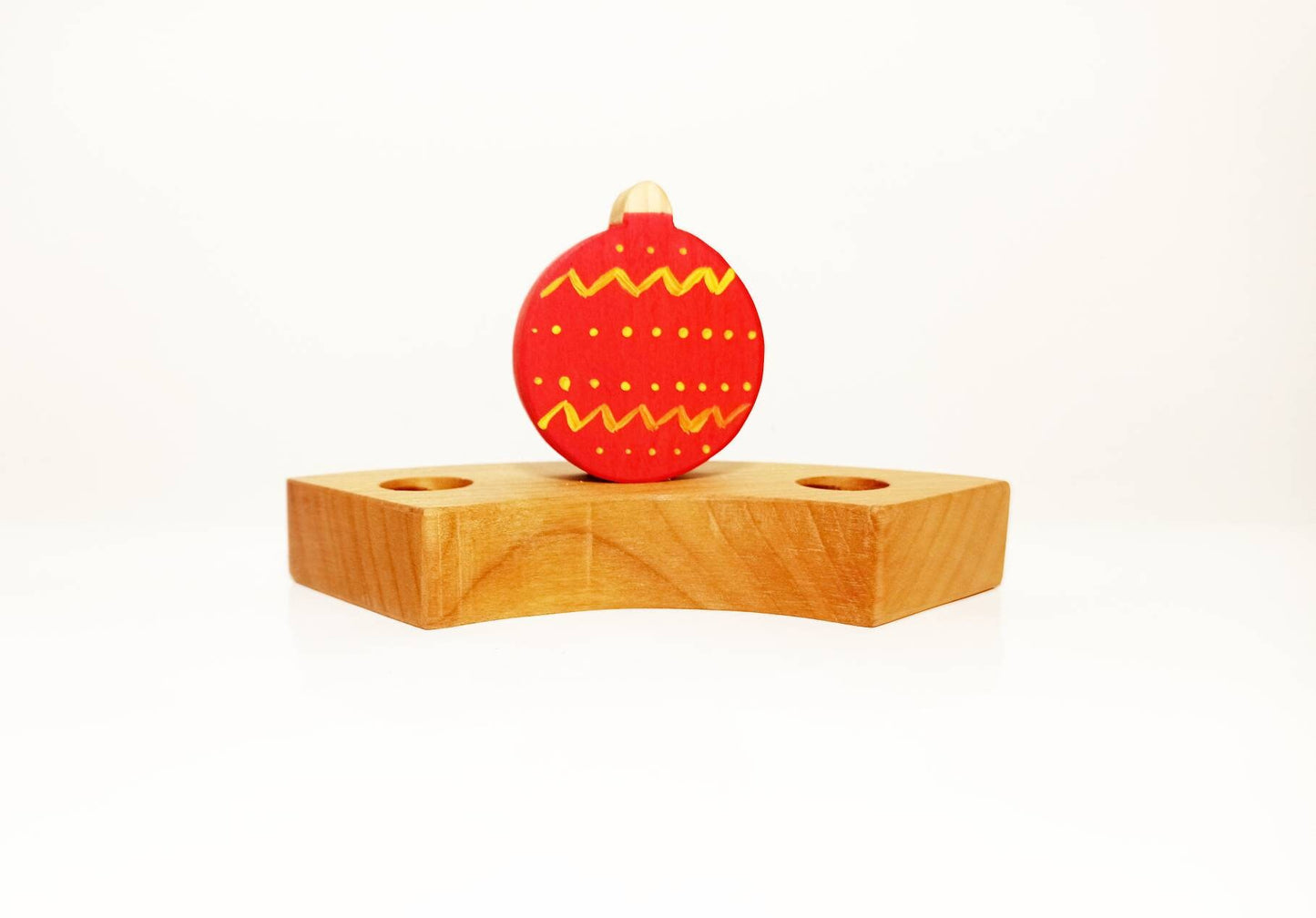 Christmas bauble celebration ring ornament, birthday ring ornament christmas ball, waldorf inspired christmas decoration, advent spiral