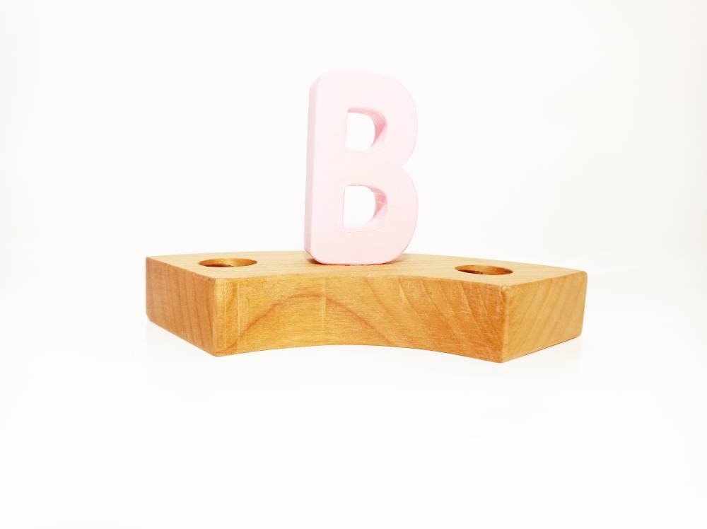 Letter B birthday ring ornament, celebration birthday ring ornament, waldorf ornament, celebration ring, waldorf birthday, waldorf inspired