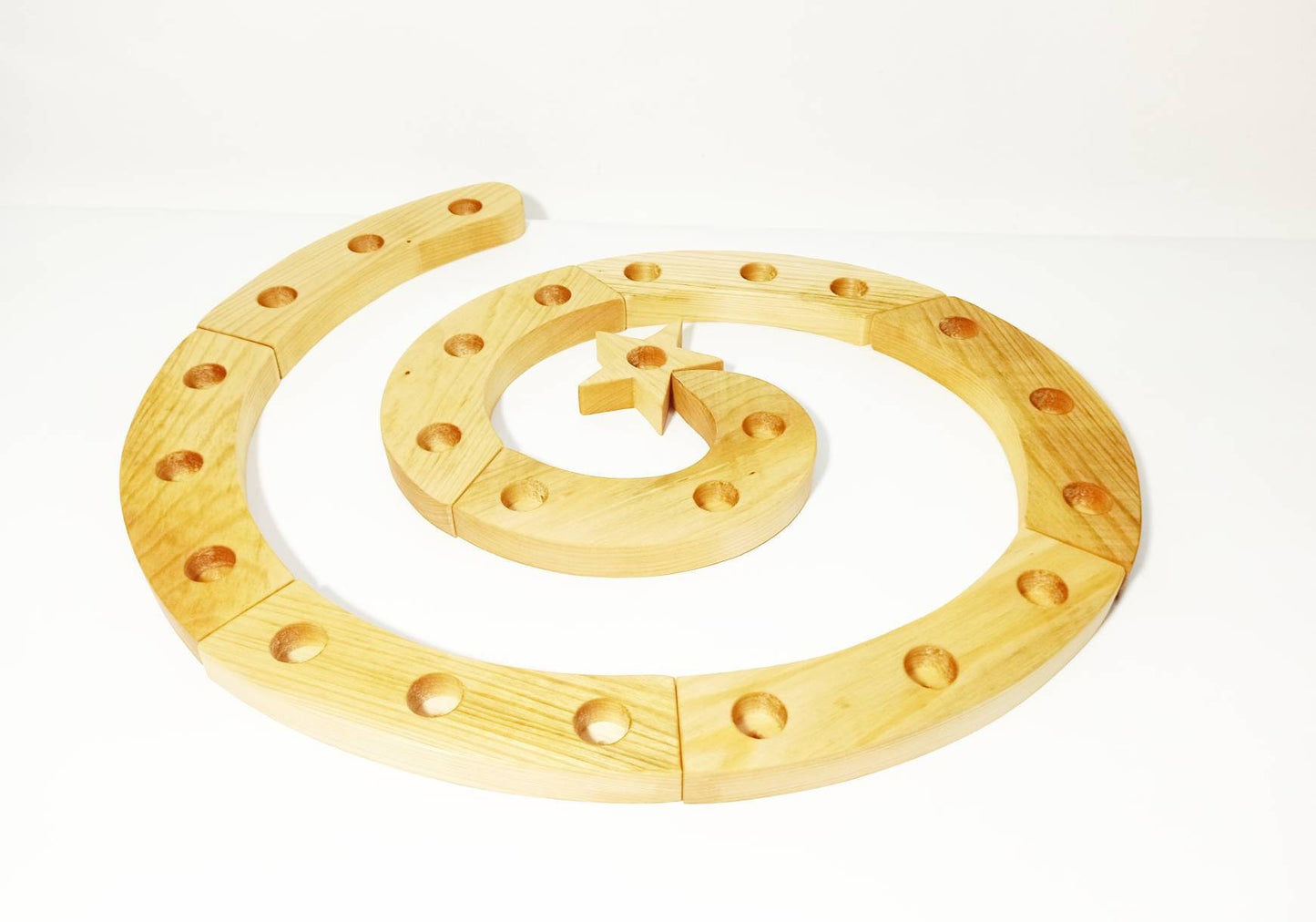 Advent spiral waldorf celebration ring