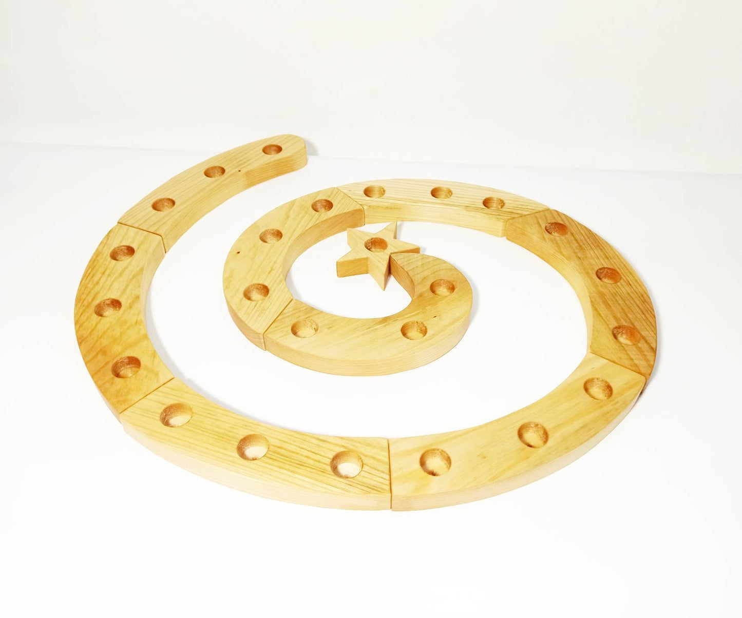 Advent spiral waldorf celebration ring