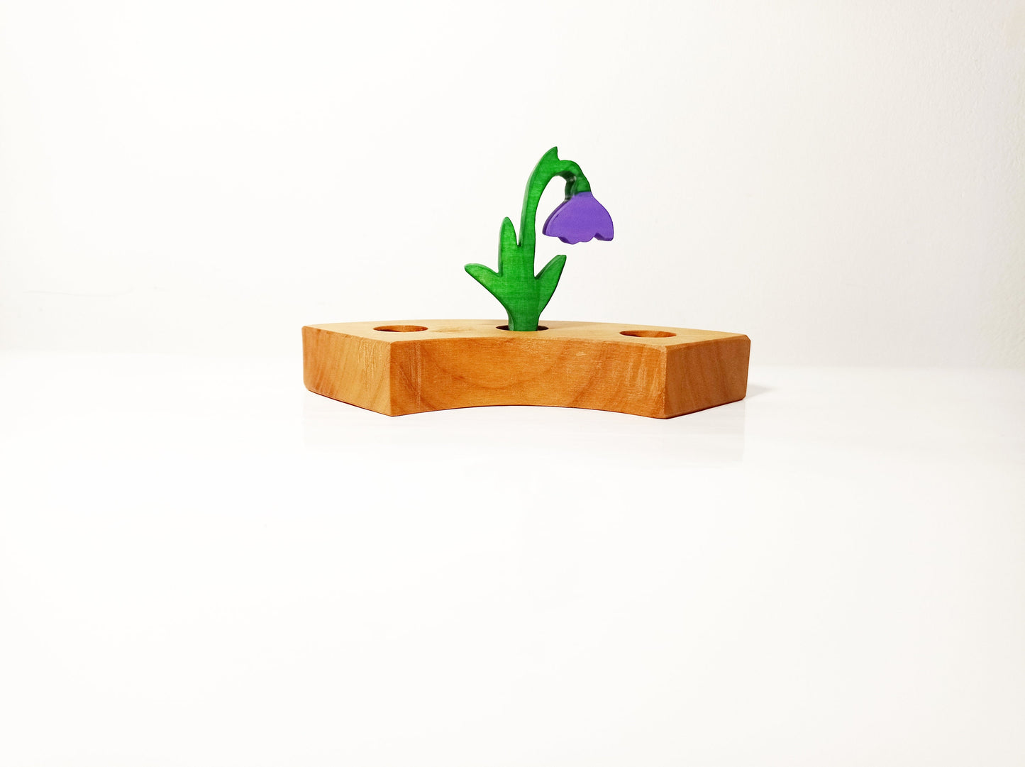 Bellflower waldorf celebration ring ornament