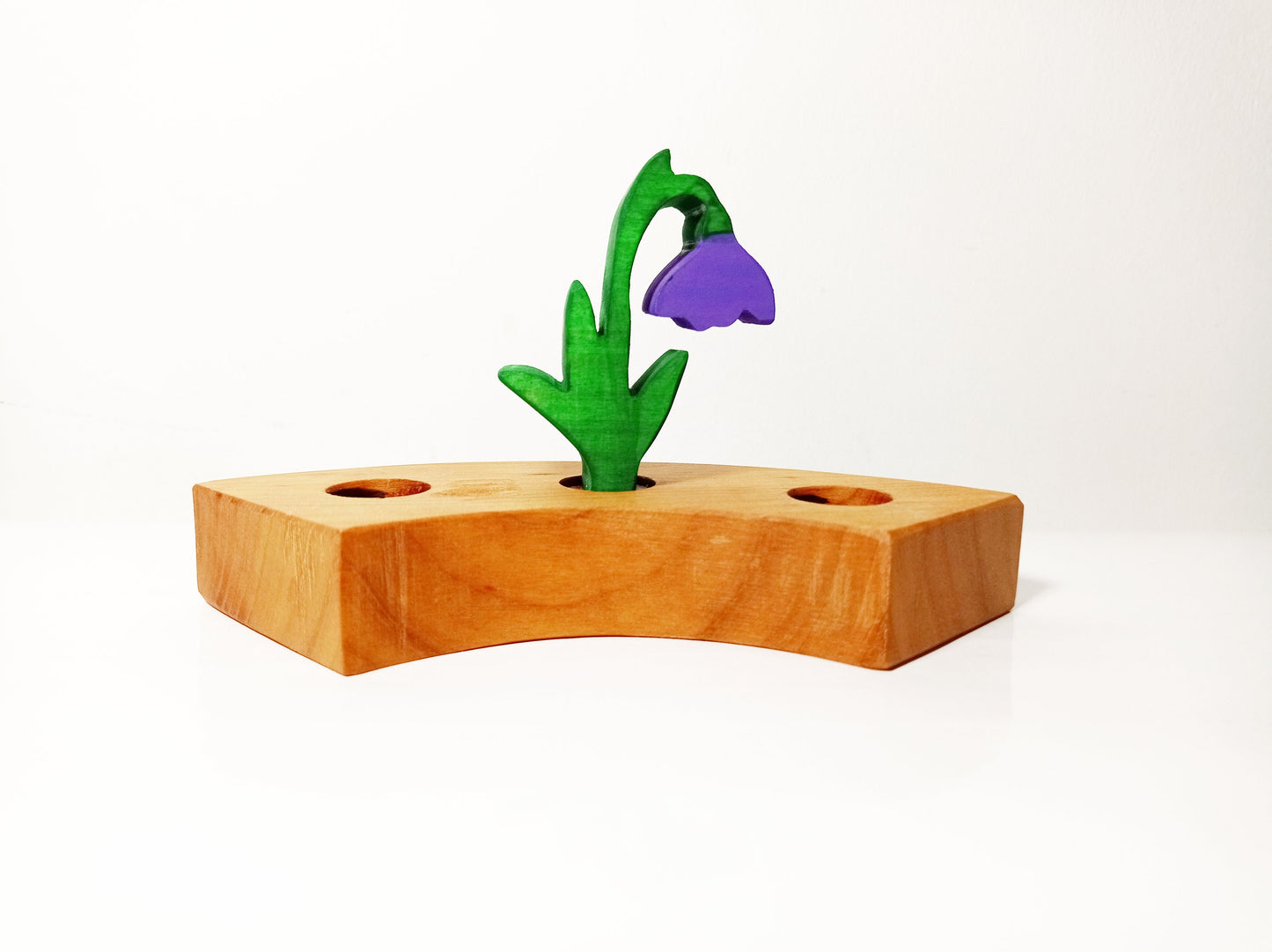 Bellflower waldorf celebration ring ornament