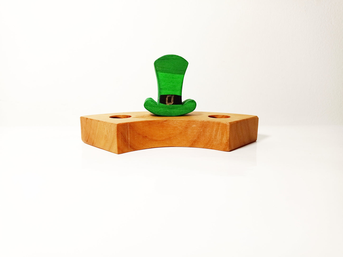 Irish hat birthday ring ornament, waldorf ring ornament, waldorf decoration, birthday ring decoration, irish ornament, birthday decoration,
