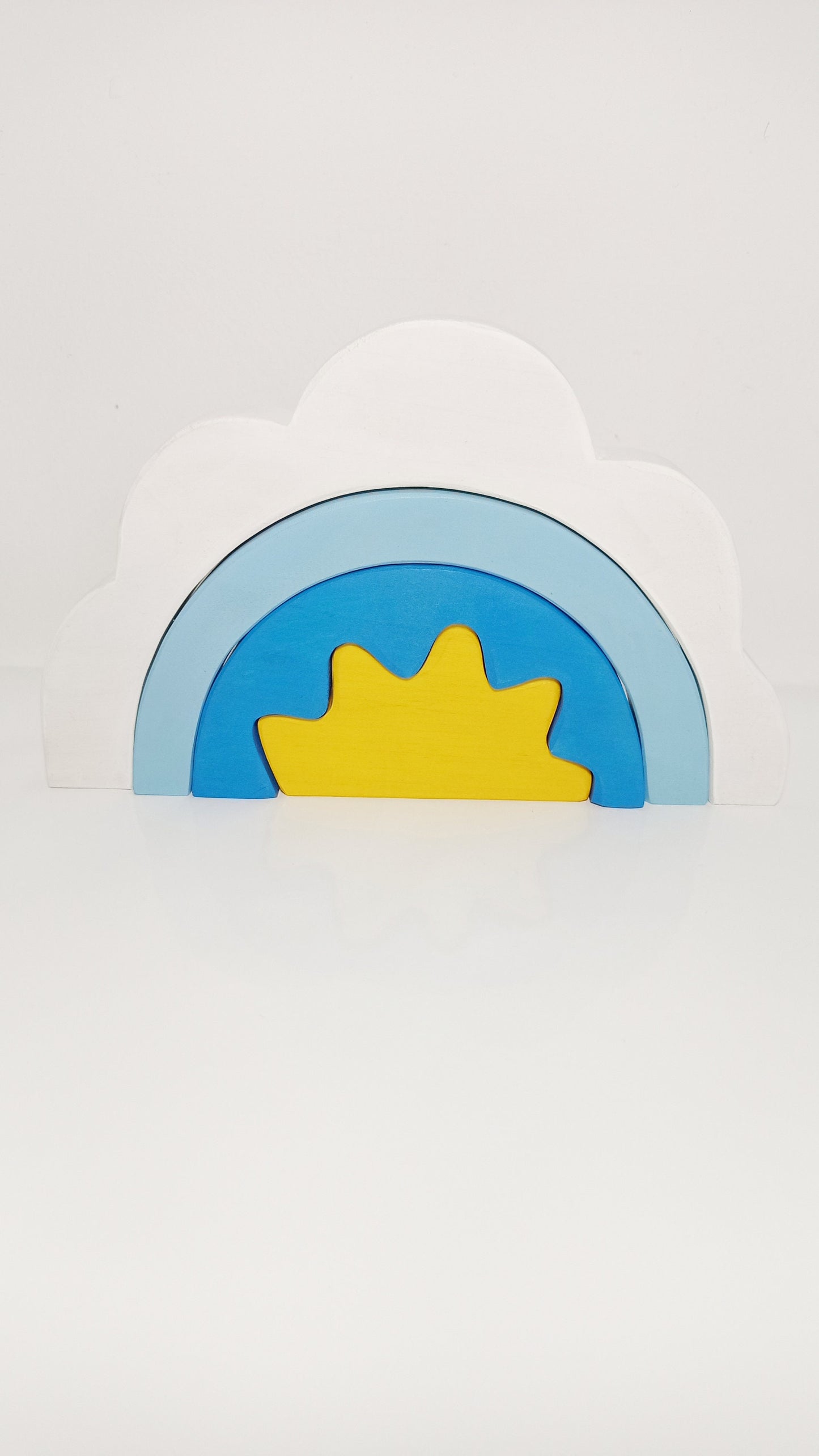 Sun stacker wooden toy, waldorf inspired wooden stacker, sun wooden toy, gift for kids, open ended play toys, wooden stacking sun,