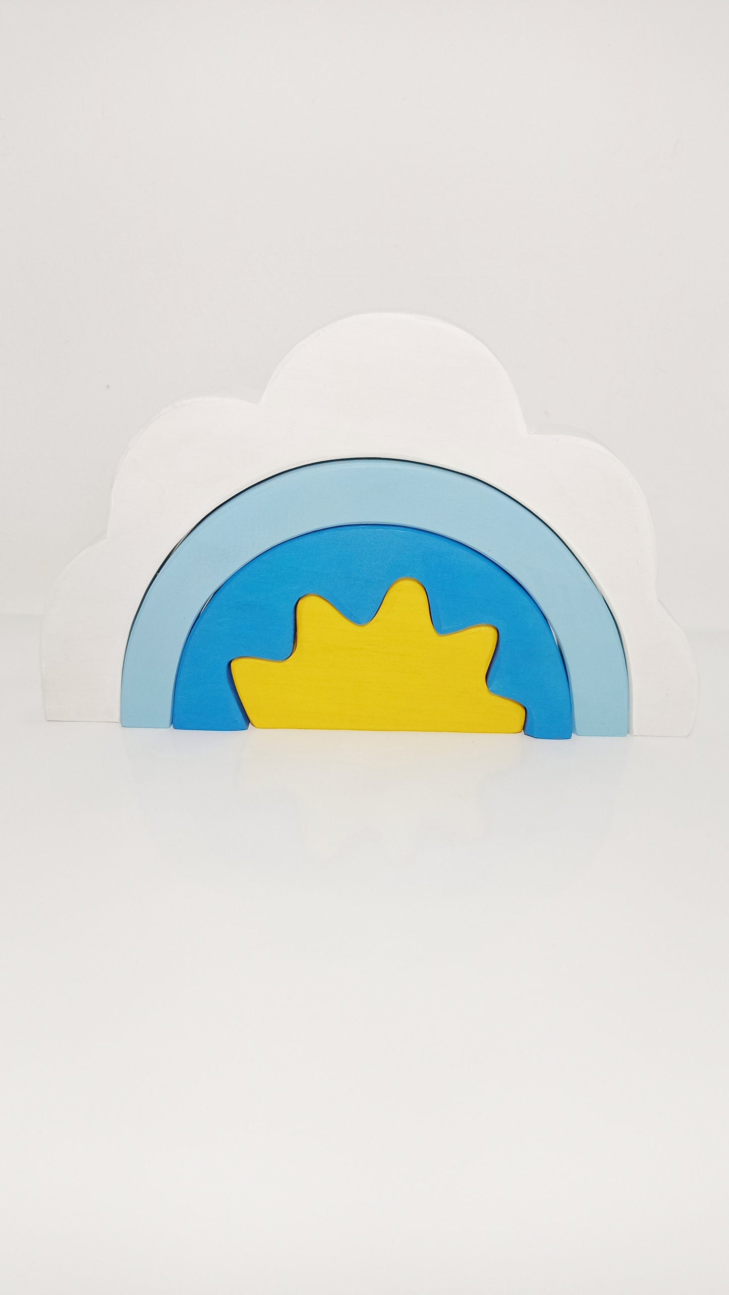 Sun stacker wooden toy, waldorf inspired wooden stacker, sun wooden toy, gift for kids, open ended play toys, wooden stacking sun,