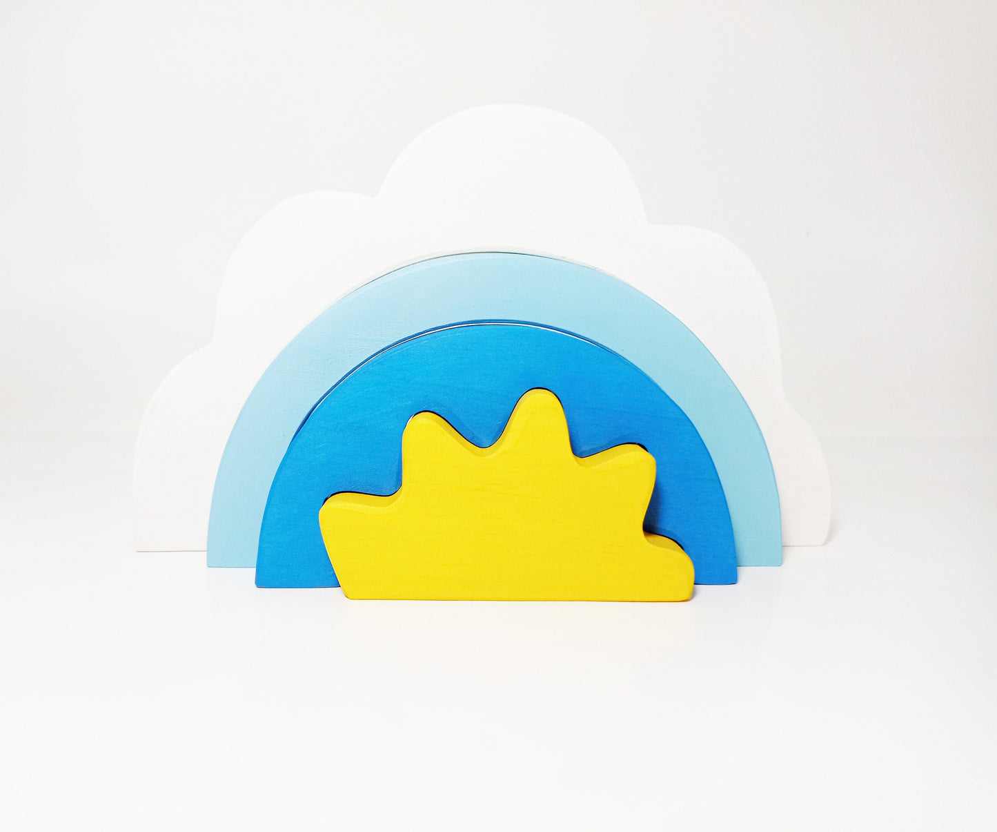 Sun stacker wooden toy, waldorf inspired wooden stacker, sun wooden toy, gift for kids, open ended play toys, wooden stacking sun,