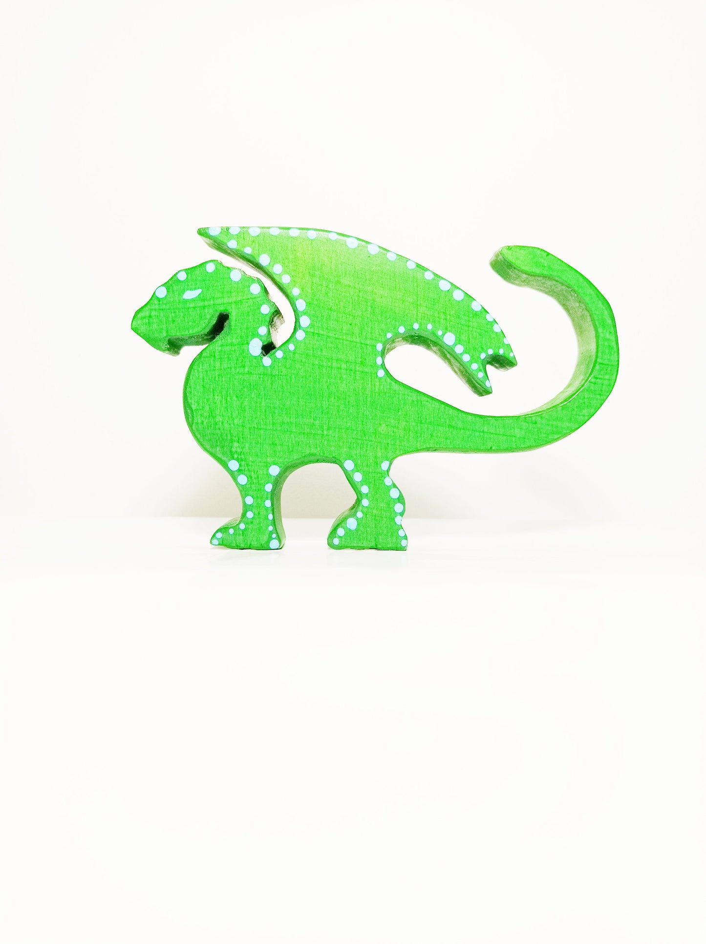 Green dragon wooden toy, waldorf inspired wooden toy, dragon wooden toy, wooden toy, gift for kids, handmade wooden toy, waldorf inspired