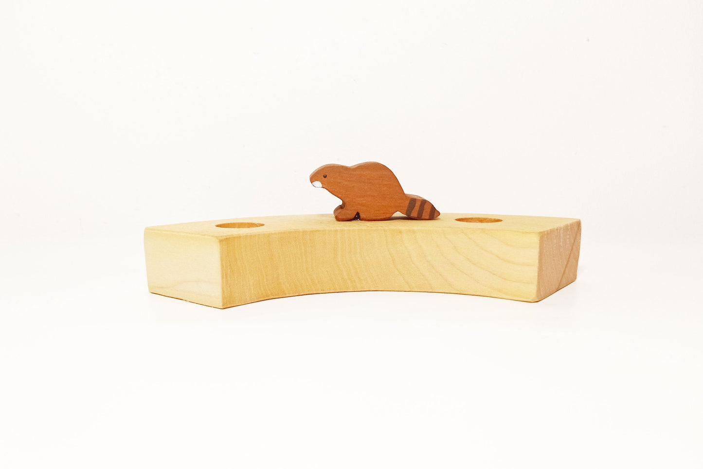 Beaver waldorf celebration birthday ring ornament