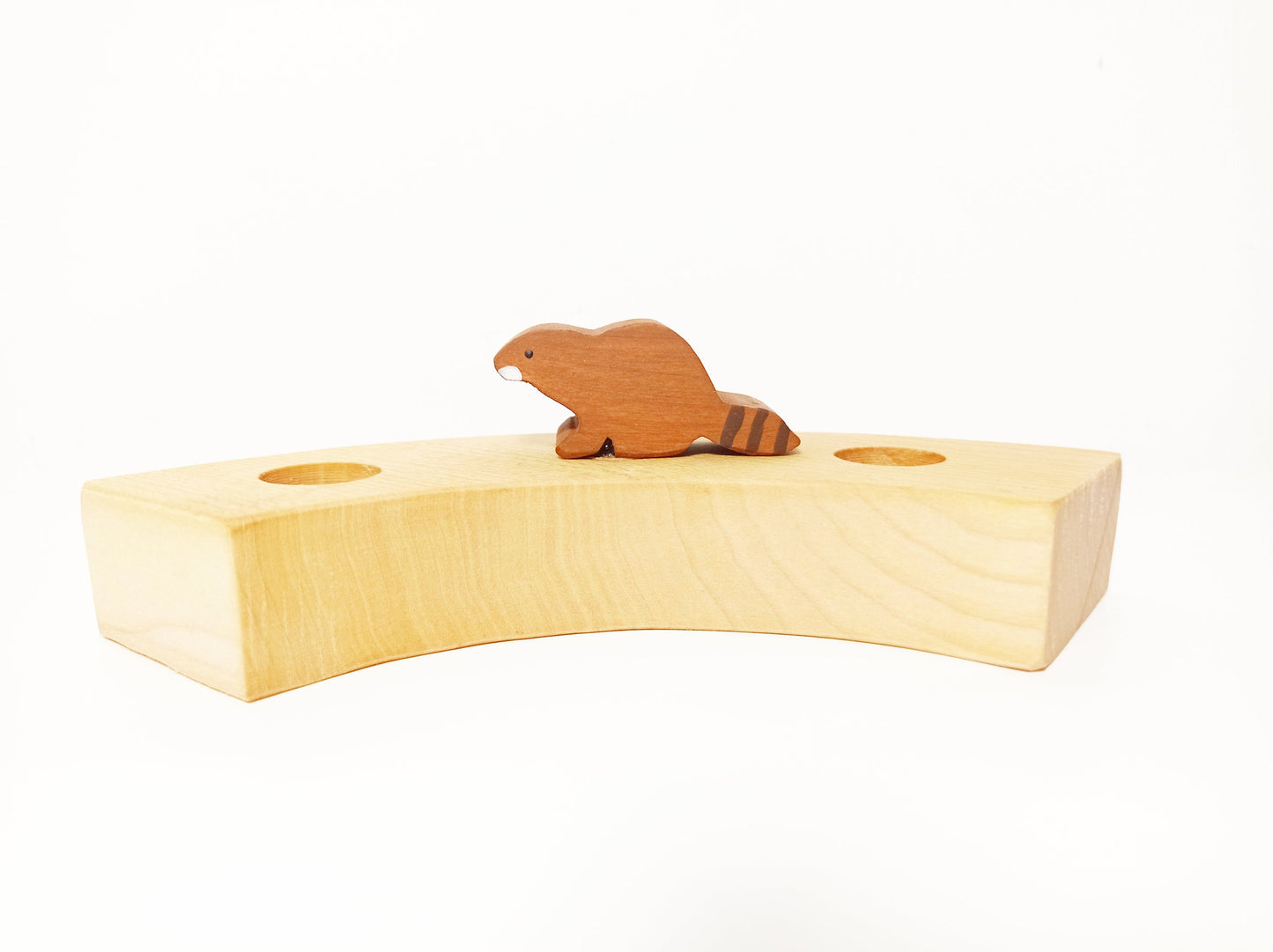 Beaver waldorf celebration birthday ring ornament