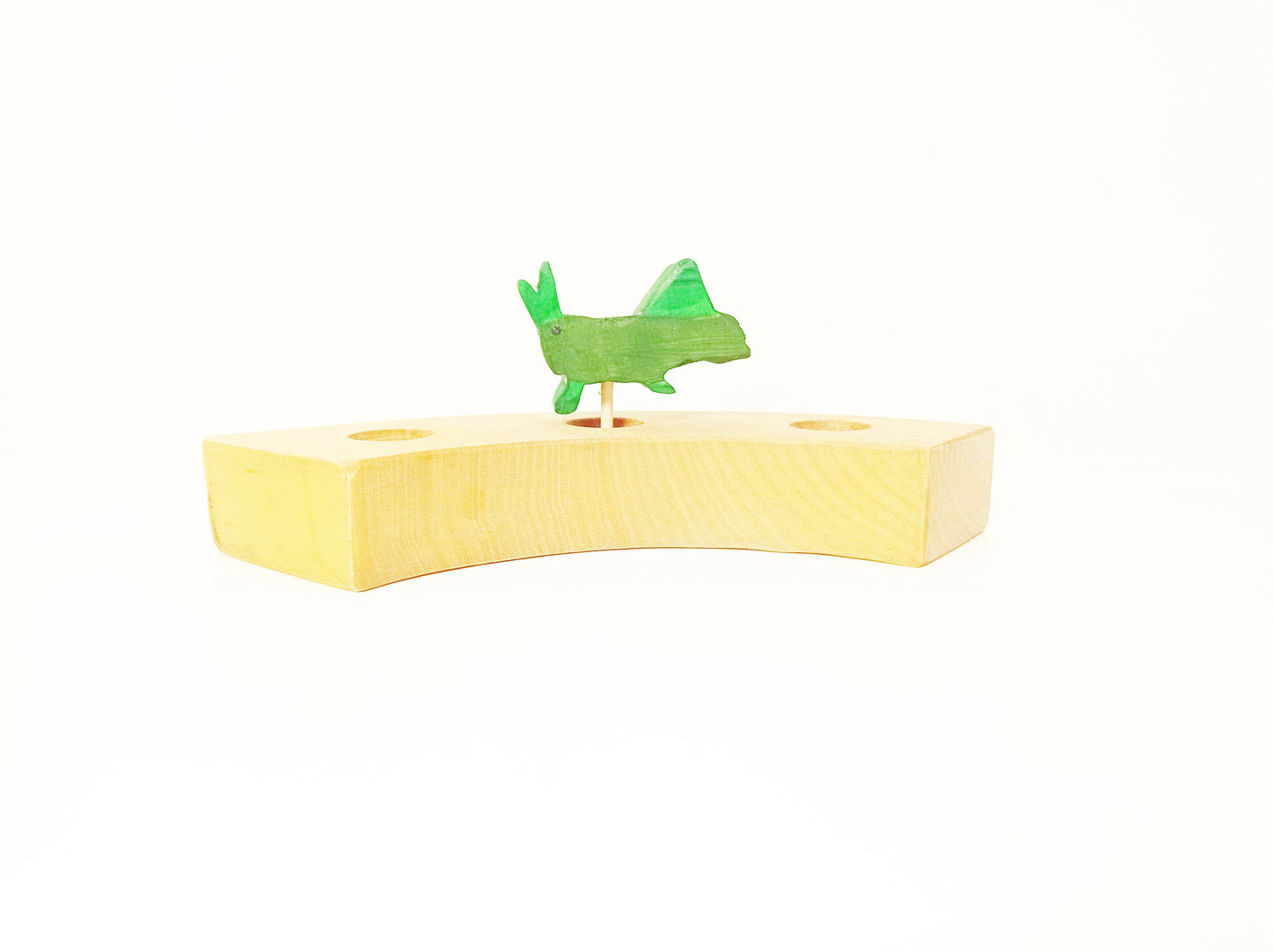 Grasshopper celebration ring ornament, waldorf birthday ring decoration ornament, seasonal table decor, waldorf bugs ornament, jaar ring