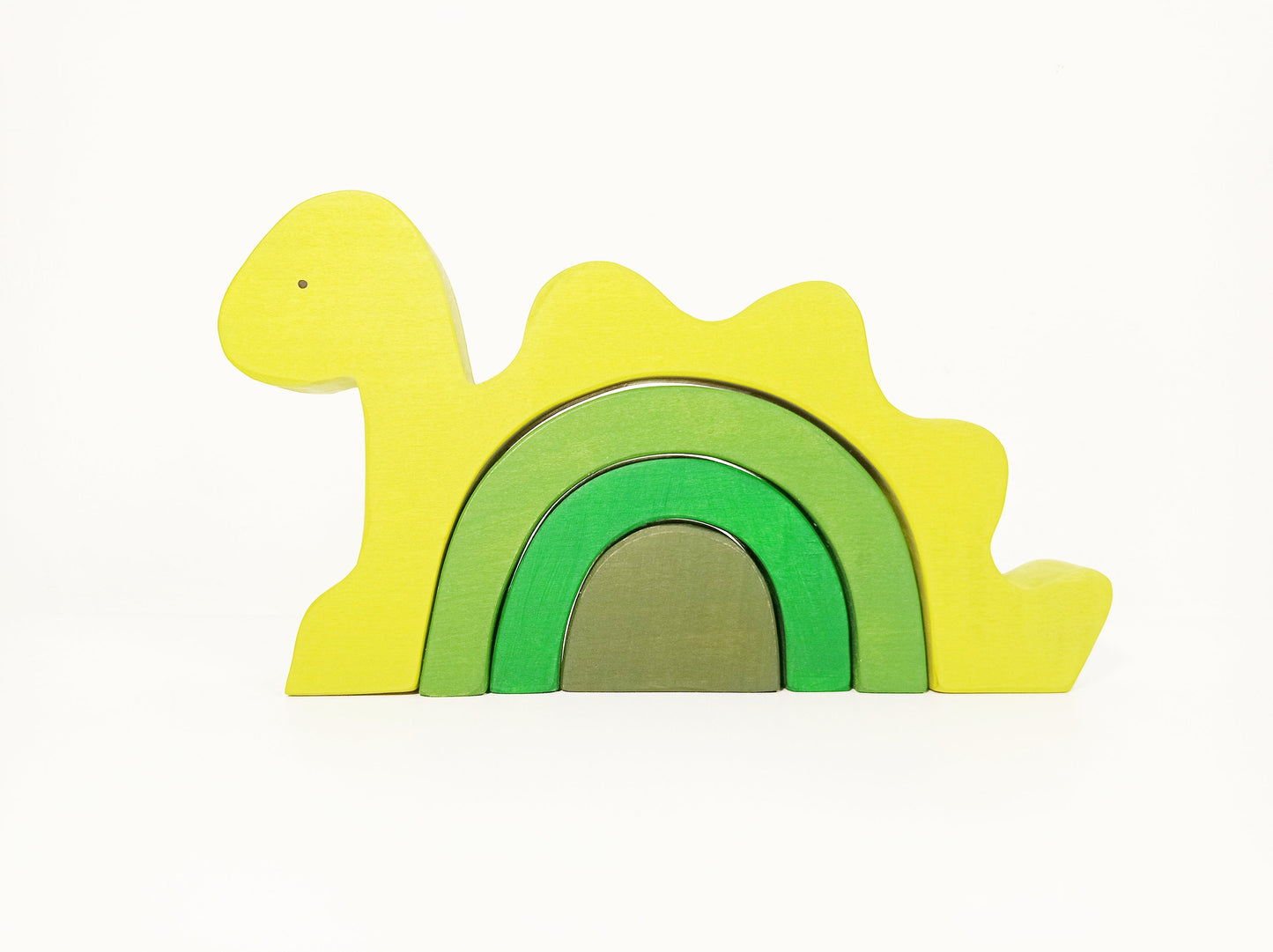 Dinosaur stacker, wooden toy stacker dino, wooden freestanding bedroom decor, nursery decoration, boys and girl bedroom decoration