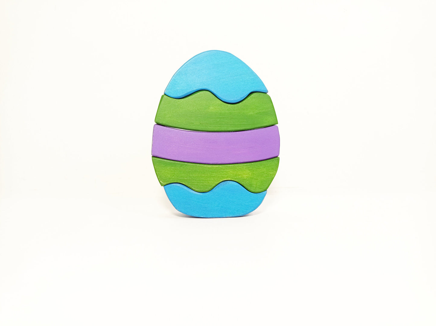 Easter egg stacking toy, waldorf inspired stacking egg, easter gift forkids, wooden stacking egg, Easter toy, waldorf inspired stacking toy