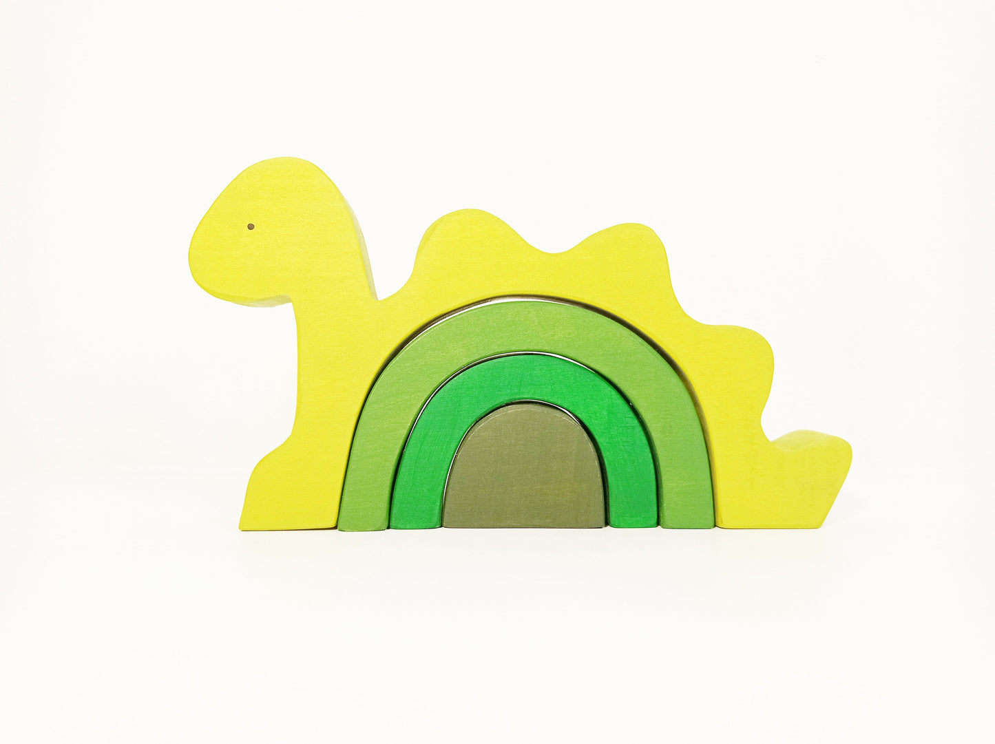 Dinosaur stacker, wooden toy stacker dino, wooden freestanding bedroom decor, nursery decoration, boys and girl bedroom decoration