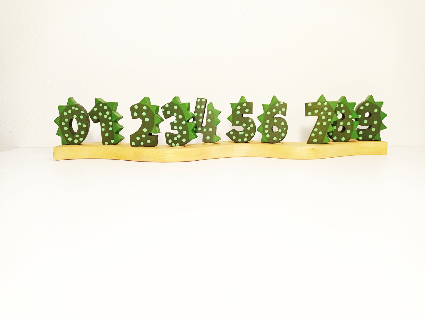10 waldorf numbers birthday ring ornament set