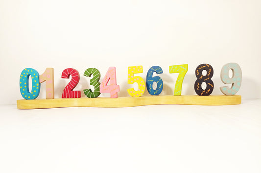 10 waldorf numbers birthday ring ornament set, waldorf numbers ring ornament, waldorf decoration, birthday ring decoration, celebration ring