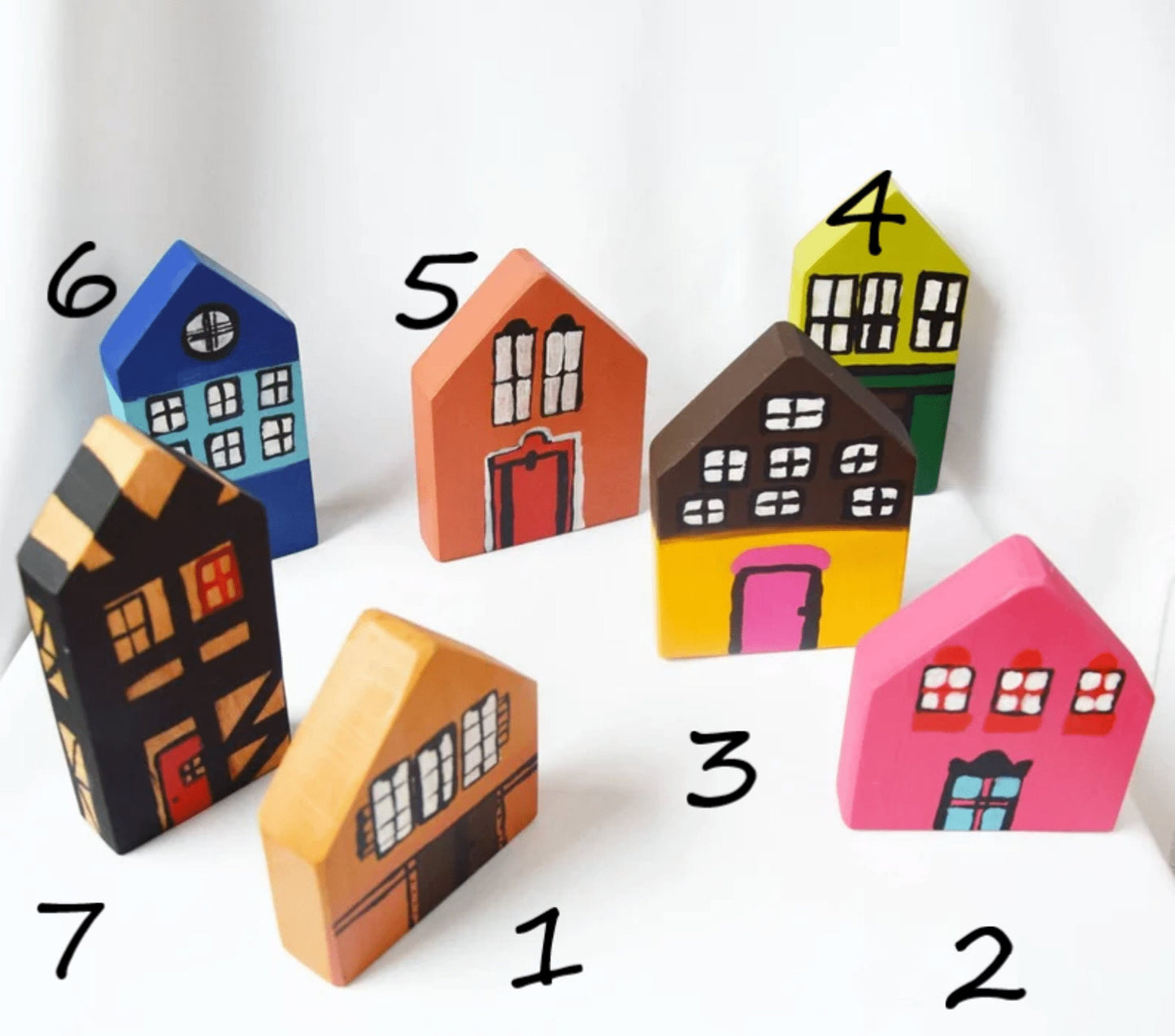 One wooden house of choice wooden toy, wooden decor, open ended play, imaginative play, waldorf inspired toy, decorative house, wooden decor