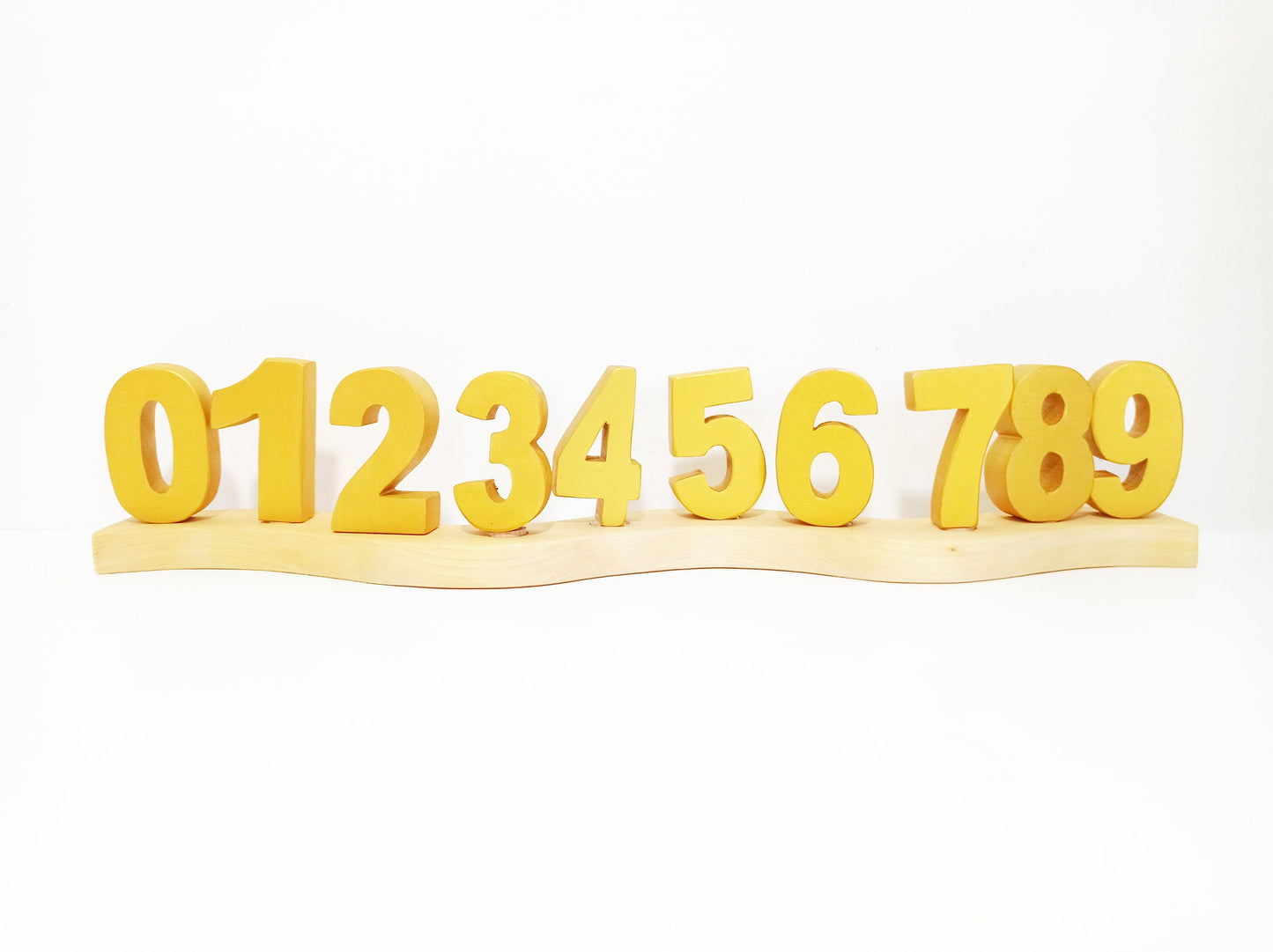 Golden waldorf numbers set of 10 celebration ring ornaments, waldorf birthday numbers set, golden numbers waldorf, seasonal table decoration