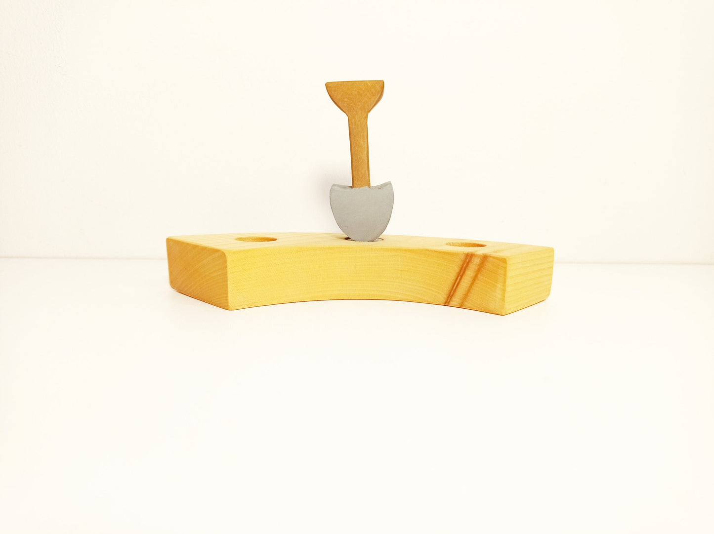 Shovel celebration birthday ring ornament, waldorf wooden ring decoration ornaments, seasonal table decor, jaar ring, geburtstags kranz
