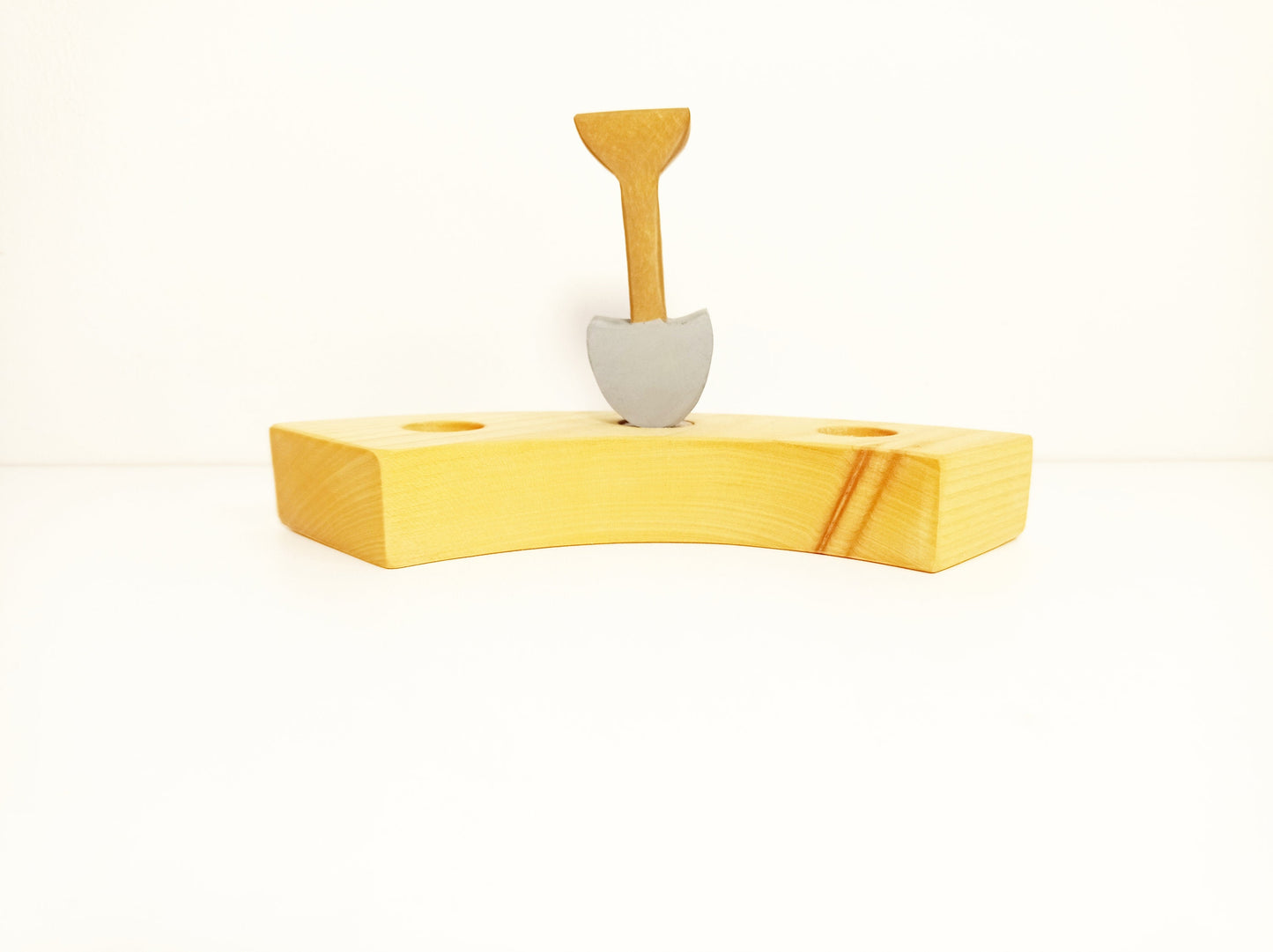 Shovel celebration birthday ring ornament, waldorf wooden ring decoration ornaments, seasonal table decor, jaar ring, geburtstags kranz