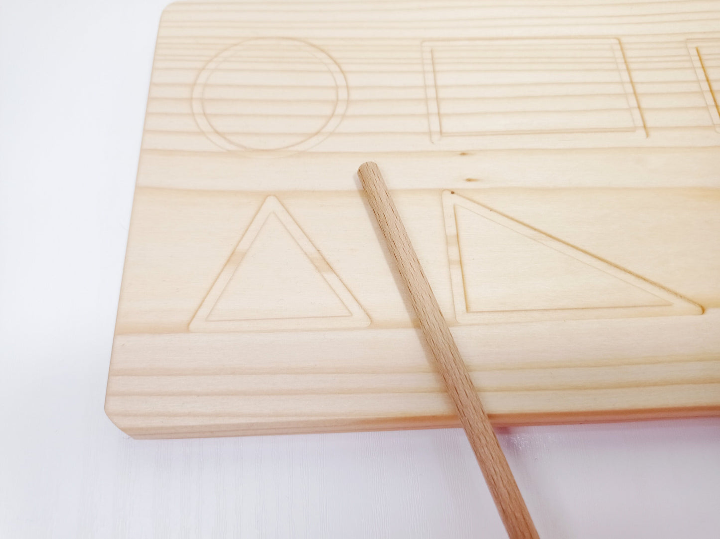 Wooden prewriting tracing board, wooden educational montessori material, waldorf inspired, montessori inspired, homeschool material toy