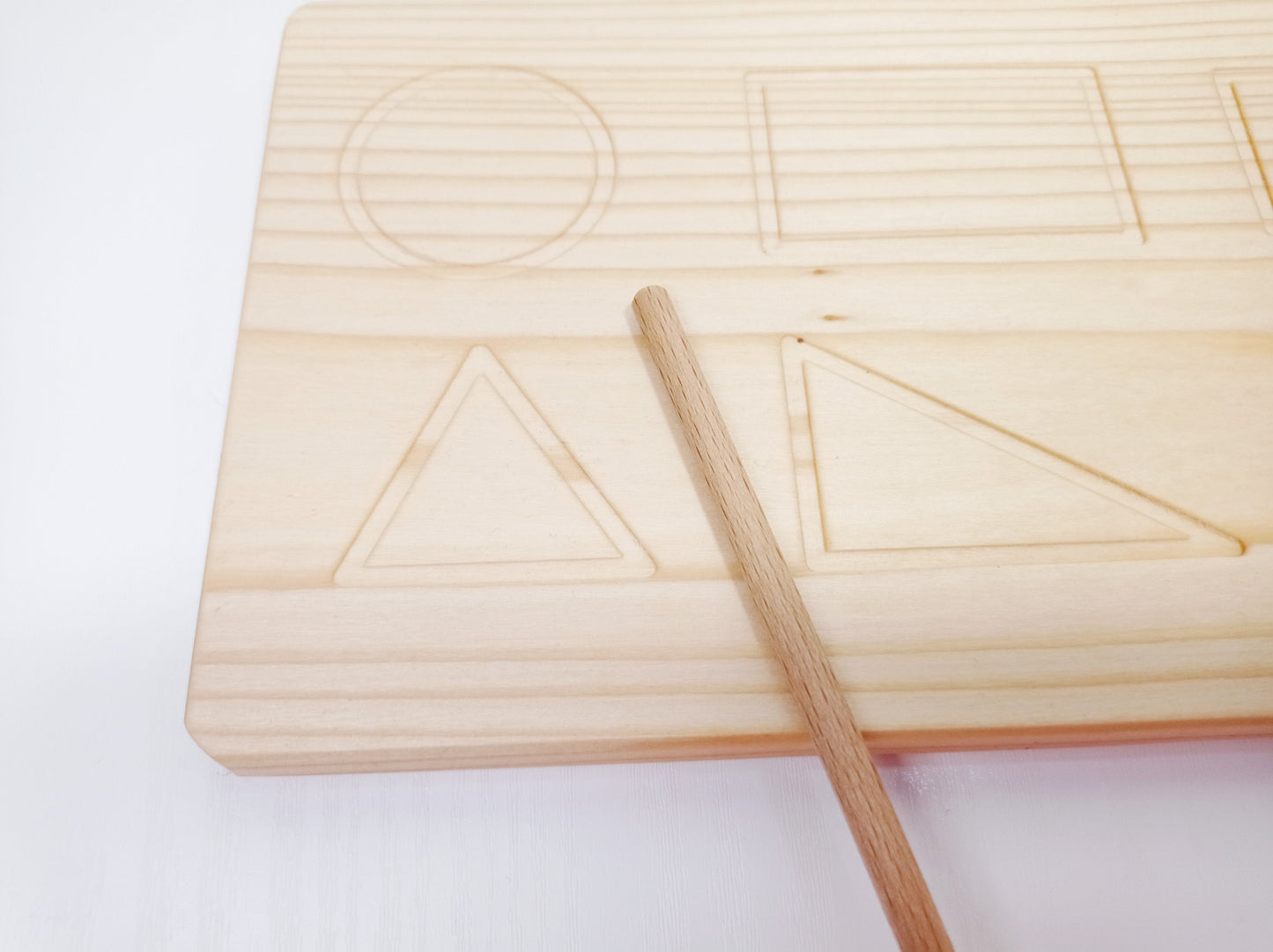 Wooden prewriting tracing board, wooden educational montessori material, waldorf inspired, montessori inspired, homeschool material toy