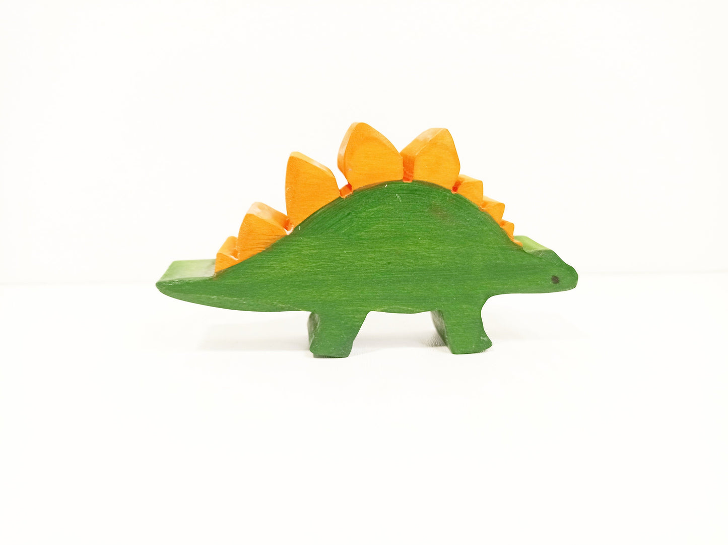 Stegosaurus wooden dinosaur toy, wooden dino sustainable toy, waldorf inspired toys, imaginative play, christmas gift for kids and toddlers