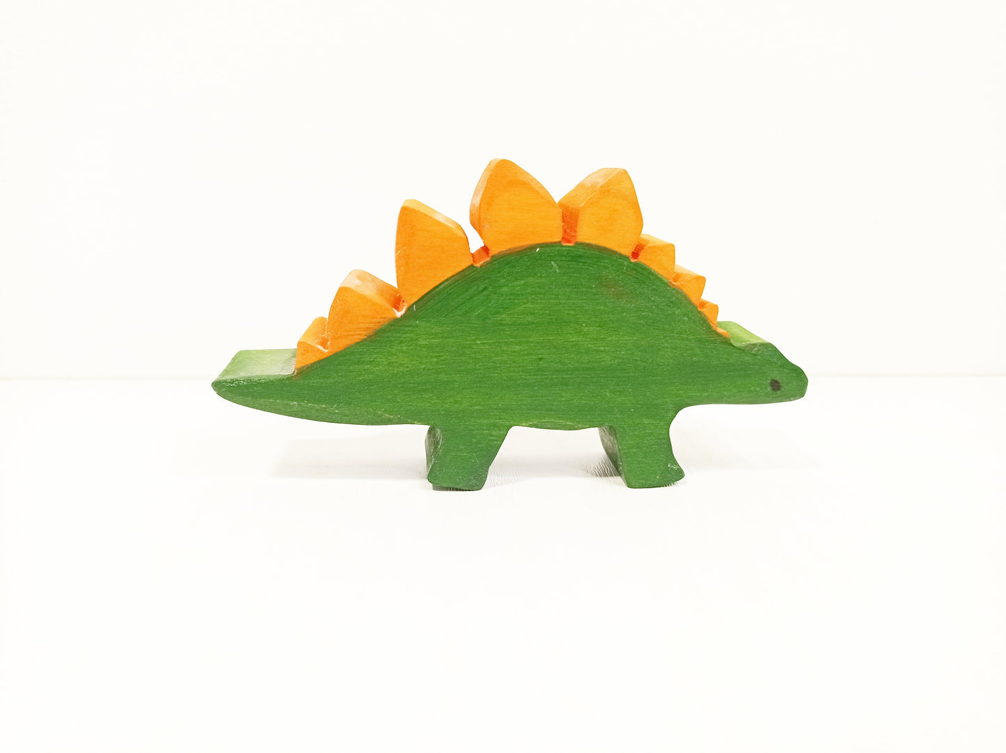 Stegosaurus wooden dinosaur toy, wooden dino sustainable toy, waldorf inspired toys, imaginative play, christmas gift for kids and toddlers