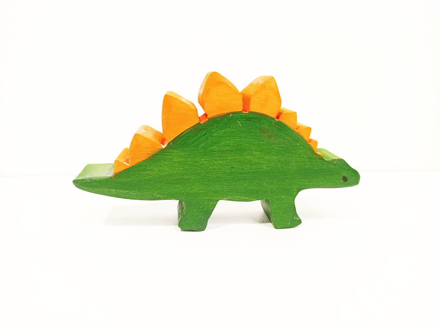 Stegosaurus wooden dinosaur toy, wooden dino sustainable toy, waldorf inspired toys, imaginative play, christmas gift for kids and toddlers