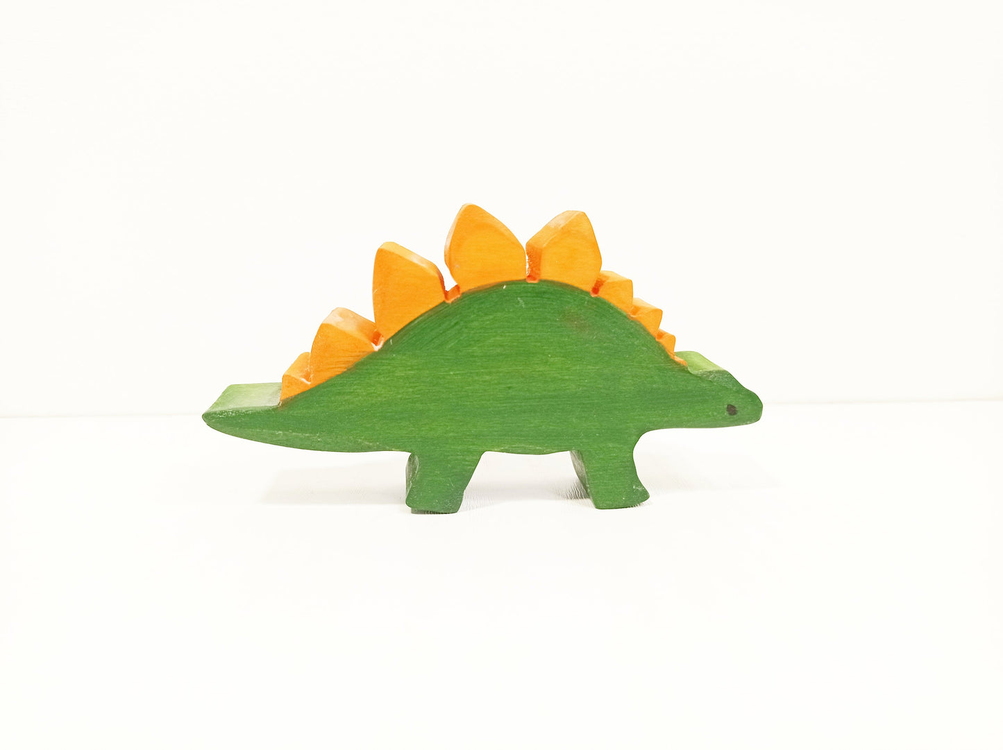 Stegosaurus wooden dinosaur toy, wooden dino sustainable toy, waldorf inspired toys, imaginative play, christmas gift for kids and toddlers