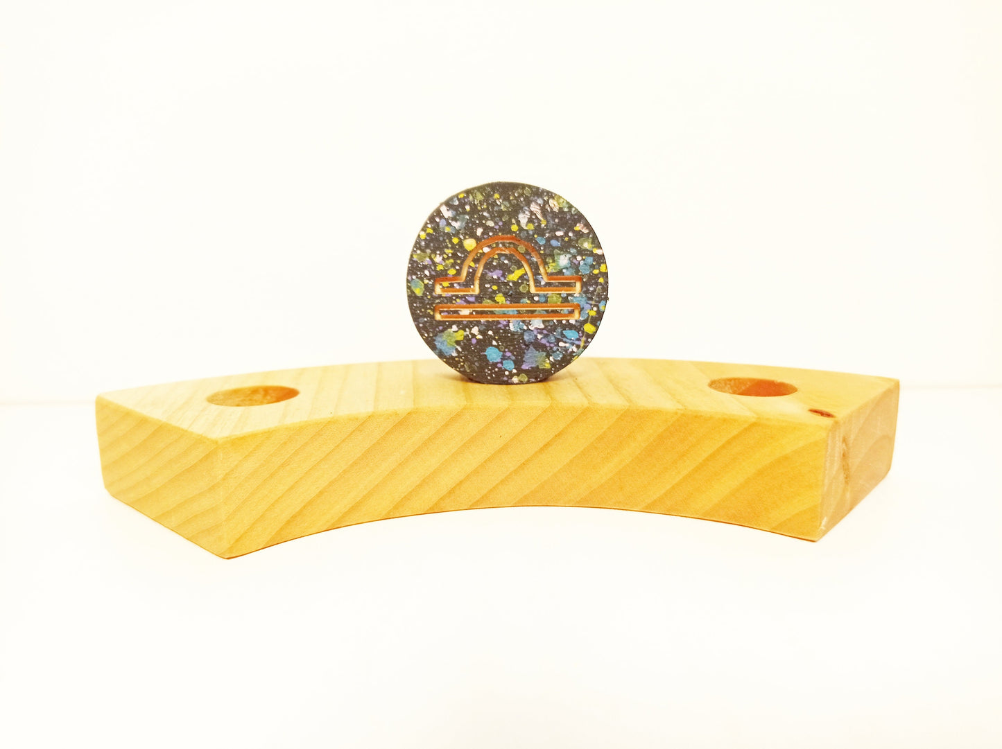 Astrological sign libra celebration ring ornament, waldorf birthday ring ornament zodiac, horoscope sign waldorf birthday ring decoration