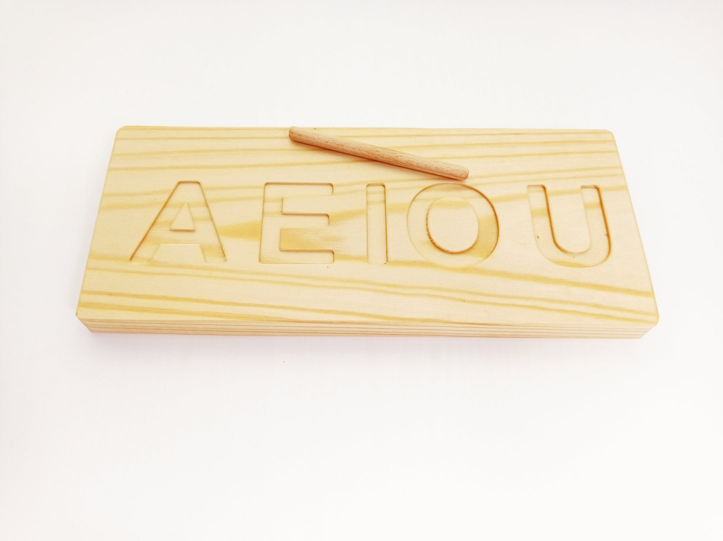 Wooden prewriting letters tracing board, wooden educational montessori material, waldorf inspired, montessori, homeschool material toy