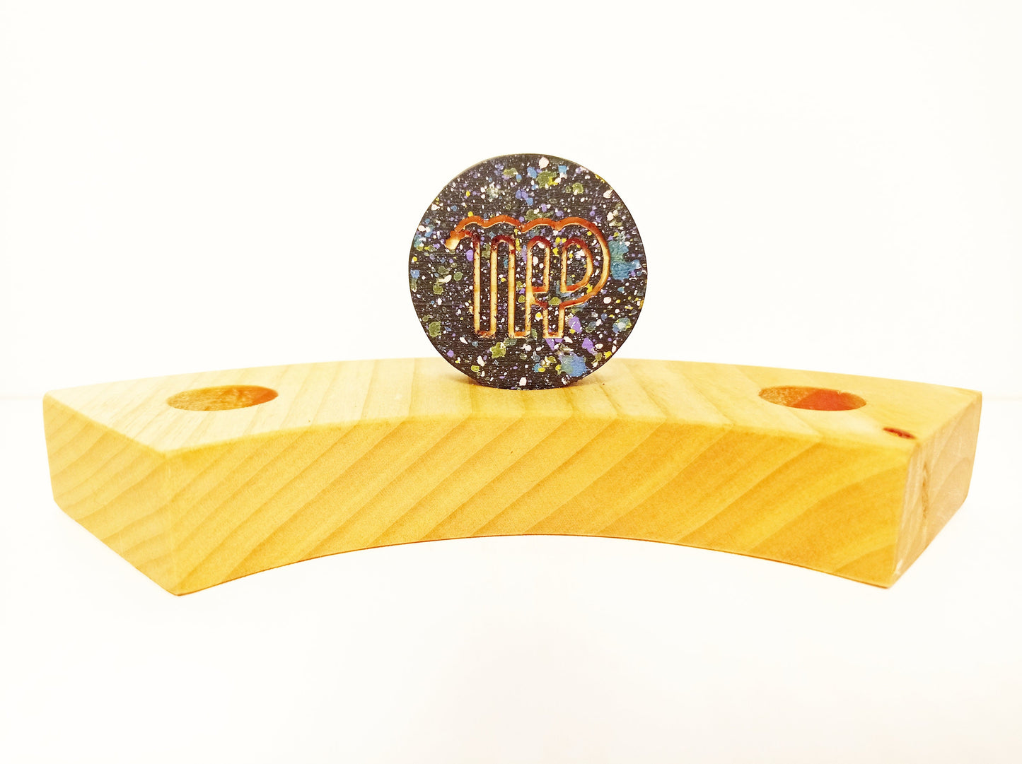 Astrological sign virgo celebration ring ornament, waldorf birthday ring ornament zodiac, horoscope sign waldorf birthday ring decoration