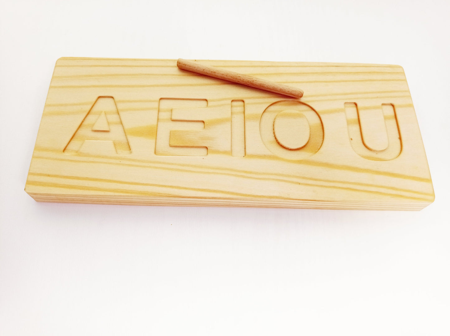 Wooden prewriting letters tracing board, wooden educational montessori material, waldorf inspired, montessori, homeschool material toy