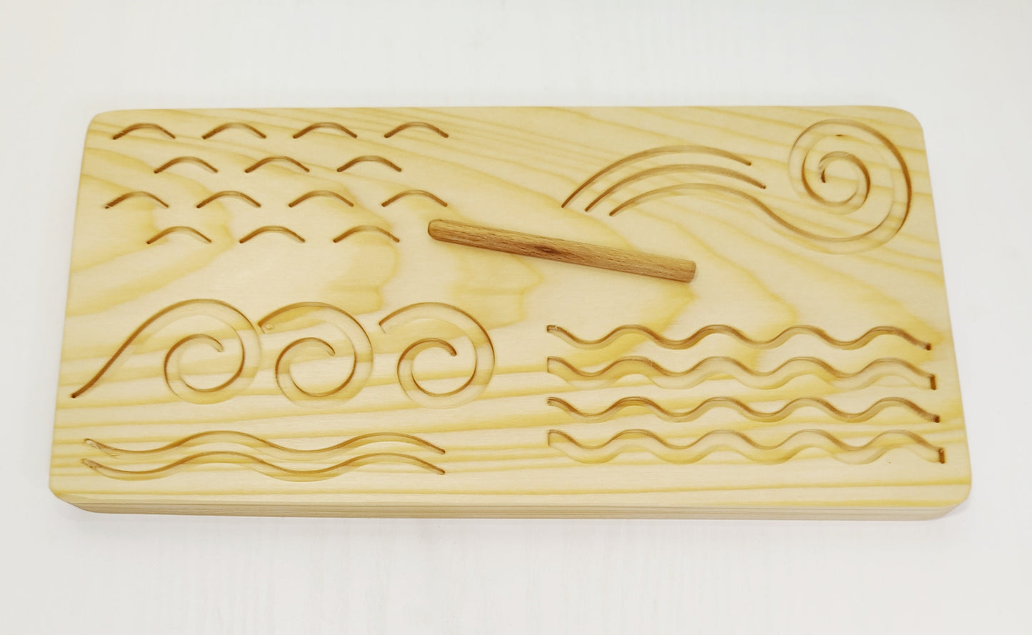 Wooden tracing board, preschool educational toy, homeschool prewriting tracing board, montessori materials writing skills stencil set