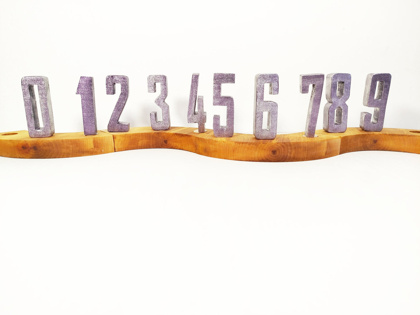 Waldorf ornament numbers set of 10, celebration ring ornaments, waldorf birthday numbers set, numbers waldorf, seasonal table decoration