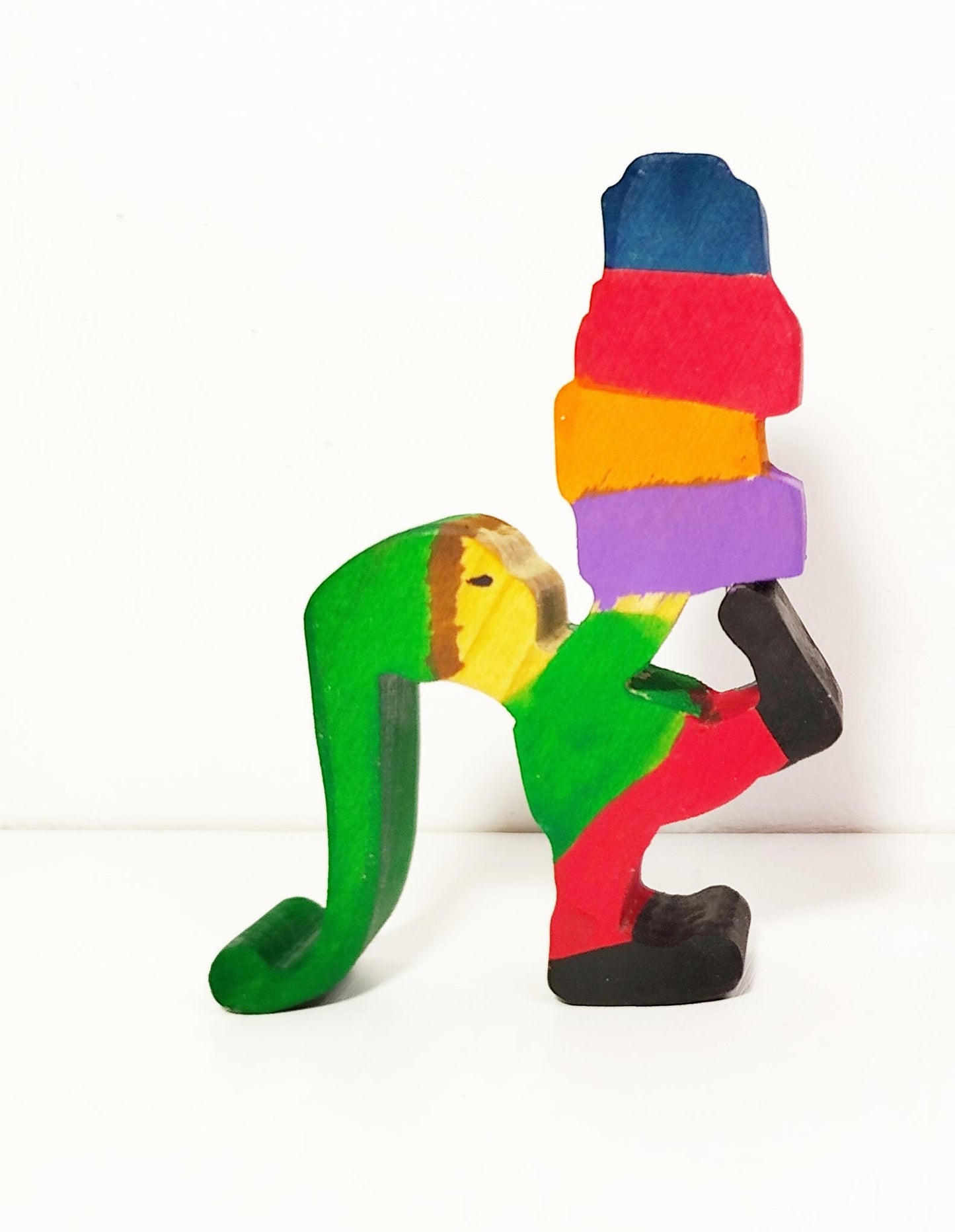 Christmas elf wooden toy, Santa's helpers waldorf inspired wooden toy, imaginative play, pretend play, christmas gift for kids, waldorf toy