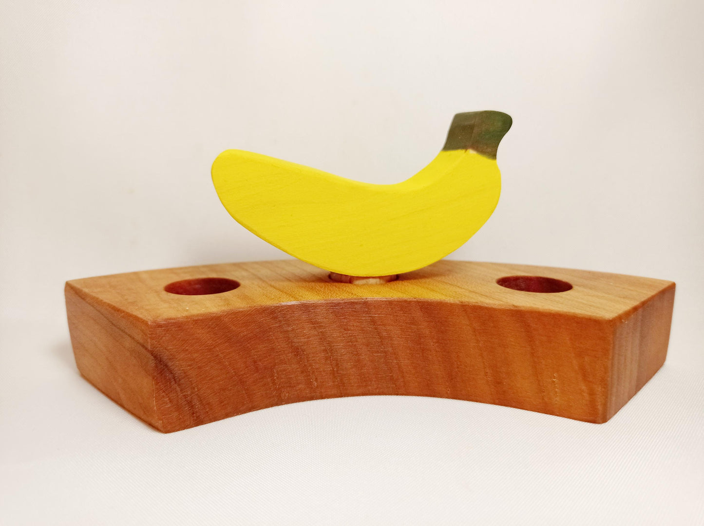 Banana waldorf celebration ring ornament